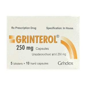 Grinterol 250mg Grindex cải thiện chức năng gan 50 viên