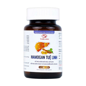 Hamogan Tuệ Linh hỗ trợ giảm mỡ máu, mỡ gan 30 viên