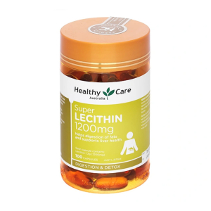 Healthy Care Super Lecithin 1200mg hỗ trợ bảo vệ gan 100 viên
