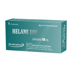 Helami 100mg Herabiopharm điều trị bệnh viêm gan B 30 viên