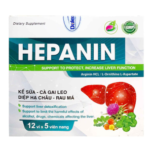 Hepanin Fobelife giúp bảo vệ, tăng cường chức năng gan 60 viên