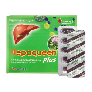 Hepaqueen Plus 140mg Mediplantex điều trị hỗ trợ trong tổn thương gan 60 viên
