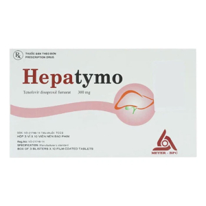 Hepatymo 300mg điều trị viêm gan siêu B mạn tính 30 viên