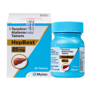 Hepbest 25mg điều trị viêm gan B 30 viên