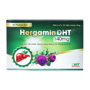 Hergamin DHT 140mg Hataphar điều trị bệnh viêm gan 60 viên