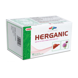 Herganic Mediphar hỗ trợ tăng cường chức năng giải độc gan 50 viên