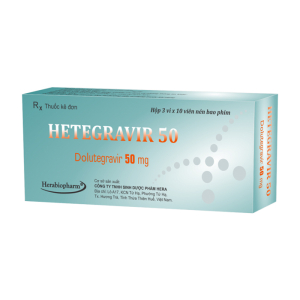 Hetegravir 50mg Herabiopharm phối hợp điều trị HIV 30 viên