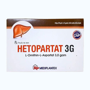 Hetopartat 3G Mediplantex điều trị bệnh và biến chứng do chức năng gan bị suy yếu (30 gói x 5g)