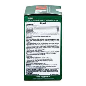 Hewel Ecogreen hỗ trợ tăng khả năng thải độc, bảo vệ gan 30 viên