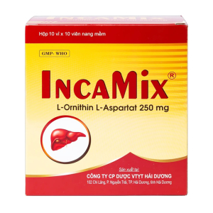 Incamix 250mg HDPharma điều trị các bệnh lý gan cấp và mãn tính 100 viên