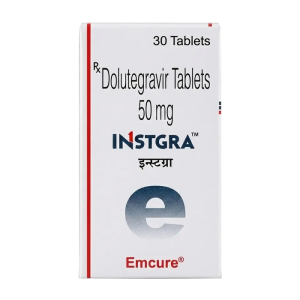 Instgra 50 mg Emcure điều trị HIV-1 30 viên