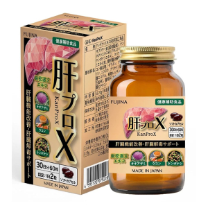KanProX Fujina Nhật Bản giúp giải độc gan, cải thiện chức năng gan 60 viên