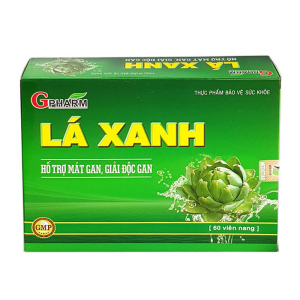 Lá Xanh Gpharm giúp giải độc, mát gan 60 viên