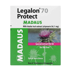 Legalon 70 Protect Madaus hỗ trợ trị bệnh viêm gan, xơ gan 100 viên