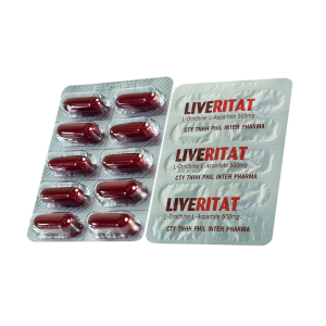 Leveritat 500mg Phil điều trị viêm gan, gan nhiễm mỡ 100 viên