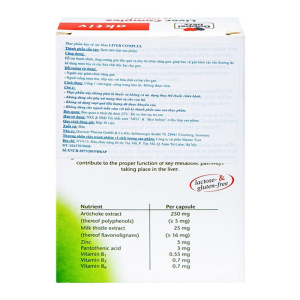 Liver Complex Doppelherz cải thiện chức năng gan 30 viên