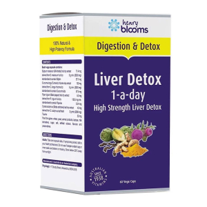 Liver Detox 1-A-Day Henry Blooms hỗ trợ giải độc gan, bảo vệ gan 60 viên