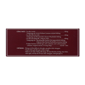 Liverbil OPC giúp nhuận gan, lợi mật 50 viên