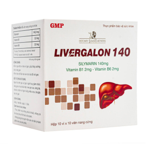 Livergalon 140 Mediphar hỗ trợ giải độc gan, bảo vệ gan 100 viên