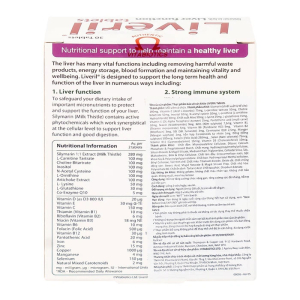 Liveril Vitabiotics hỗ trợ tăng cường chức năng gan, tăng cường đề kháng 30 viên