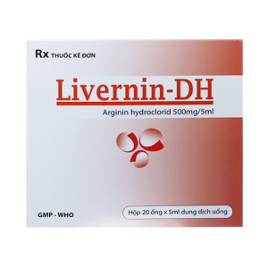 Livernin-DH 500mg/5ml Hà Tây hỗ trợ điều trị bệnh gan (20 ống x 5ml)