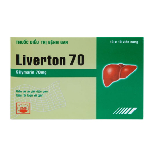 Liverton 70 Pymepharco điều trị bệnh gan 100 viên