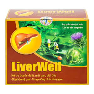 LiverWell Navi hỗ trợ thanh nhiệt, mát gan, giải độc 60 viên