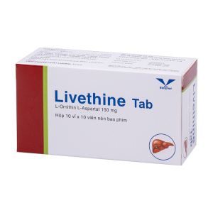 Livethine Tab Bidiphar điều trị một số bệnh về gan 100 viên