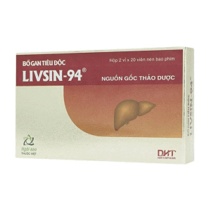 Livsin-94 Hà Tây điều trị viêm gan cấp và mãn tính, suy gan 40 viên