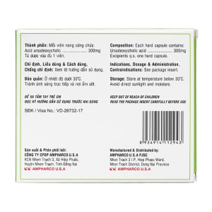 Maxxhepa Urso 300 trị xơ gan do mật nguyên phát 30 viên