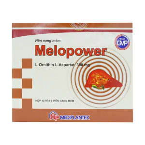 Melopower 300mg Mediplantex điều trị bệnh gan 60 viên