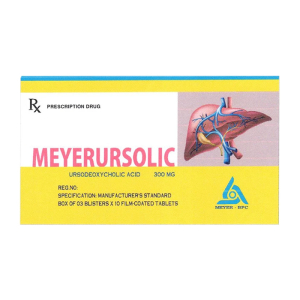 Meyerursolic 300mg Meyer - BPC cải thiện chức năng gan 30 viên