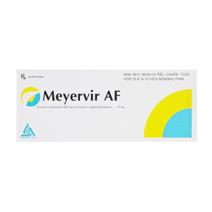 Meyervir AF 25mg Meyer - BPC điều trị viêm gan B 30 viên