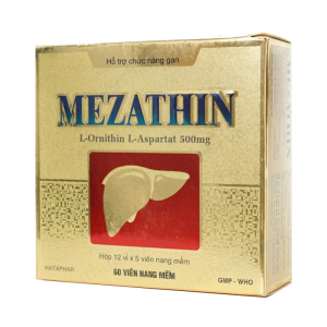 Mezathin 500mg Hataphar điều trị các bệnh về gan60 viên