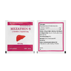 Mezathin S 3g Hataphar giải độc, rối loạn chức năng gan (10 gói x 5g)