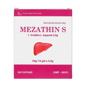 Mezathin S 3g Hataphar giải độc, rối loạn chức năng gan (10 gói x 5g)