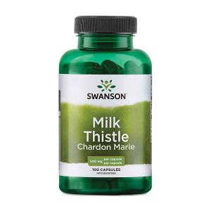Milk Thistle 500mg Swanson giúp bảo vệ gan 100 viên