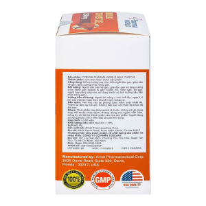 Milk Thistle Pharma World hỗ trợ chống oxy hóa, giải độc gan 60 viên