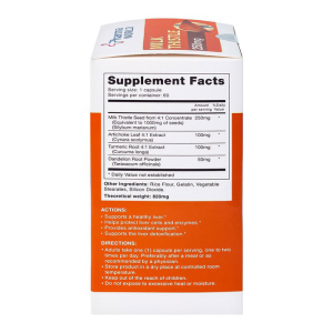 Milk Thistle Pharma World hỗ trợ chống oxy hóa, giải độc gan 60 viên