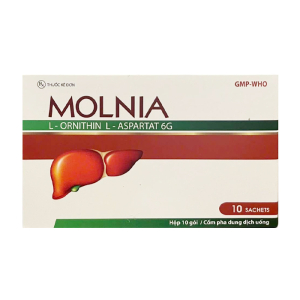 Molnia 6g Hamedi điều trị bệnh lý về gan 10 gói