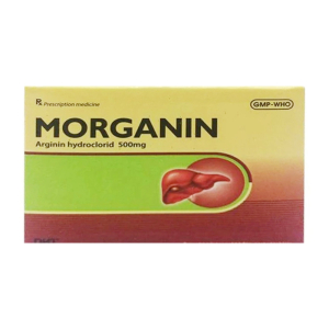 Morganin 500mg điều trị duy trì tăng ammoniac máu 60 viên