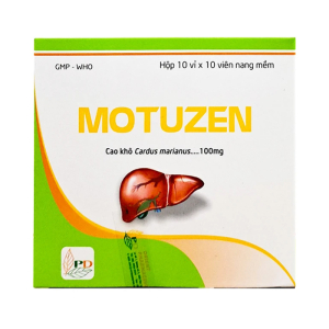 Motuzen Phương Đông điều trị hỗ trợ tổn thương gan 100 viên