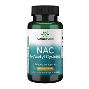 NAC N- Acetyl Cysteine Swanson giúp giải độc và giảm tổn thương cho gan 100 viên