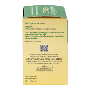 Naturenz Gold DHG Pharma hỗ trợ giảm các triệu chứng của viêm gan 100 viên