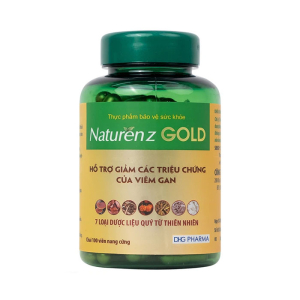 Naturenz Gold DHG Pharma hỗ trợ giảm các triệu chứng của viêm gan 100 viên