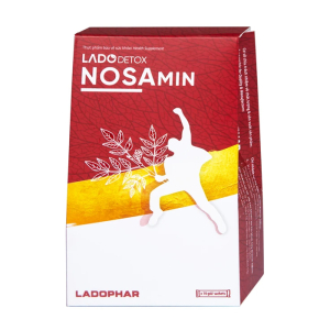 Nước uống hỗ trợ giải rượu, bảo vệ gan Ladodetox Nosamin Ladophar (10 gói x 15ml)