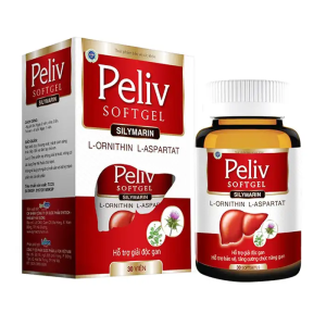 Peliv Softgel Lafon giúp bổ gan 30 viên