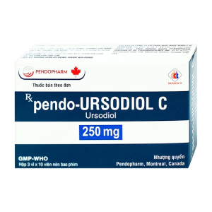 pendo-Ursodiol C 250mg Domesco điều trị xơ gan mật nguyên phát 30 viên