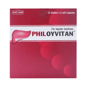 Philoyvitan Phil Inter Pharma điều trị hỗ trợ các bệnh gan mạn tính 70 viên