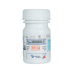 pms-Ursodiol C 250mg PharmaScience điều trị xơ gan ứ mật 30 viên